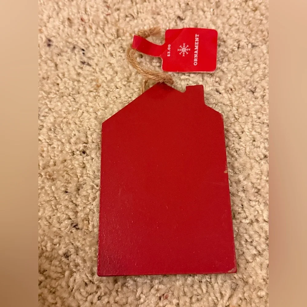 Target Red Holiday Message Board Christmas ornament